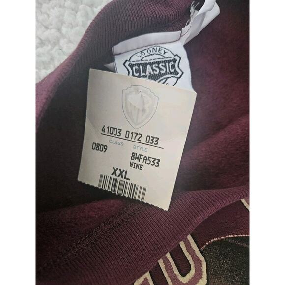 Vintage Looney Tunes Bugs Bunny‎ 1990s Crewneck Sweatshirt Football Adult XXL - Picture 7 of 13